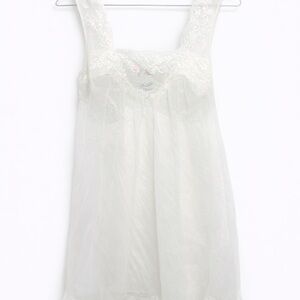 Vintage White Lace Nightgown